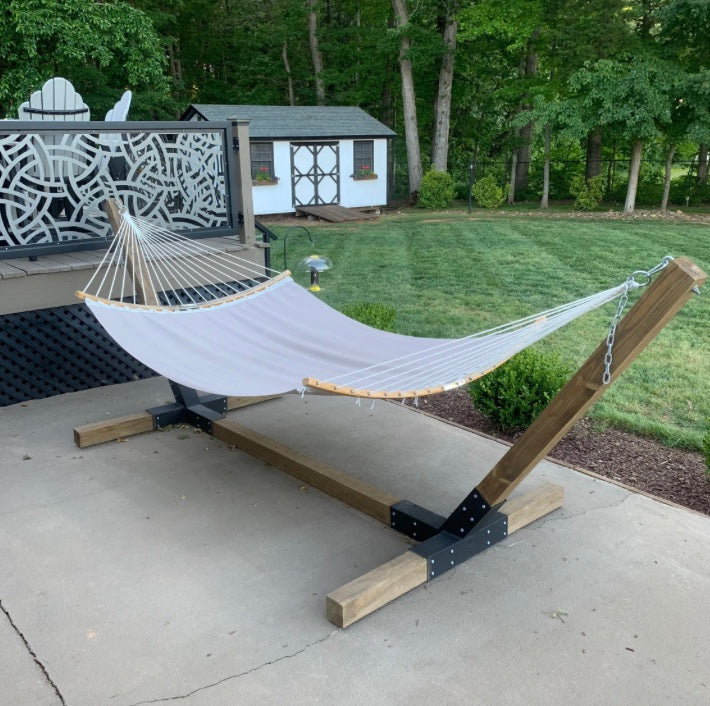 DIY Hammock Stand Plans: Dimensions, Lumber, and Hardware You'll Need