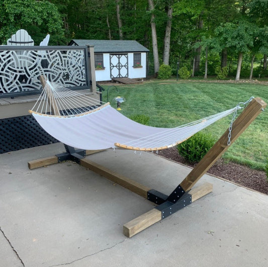 DIY Hammock Stand Plans: Dimensions, Lumber, and Hardware You'll Need