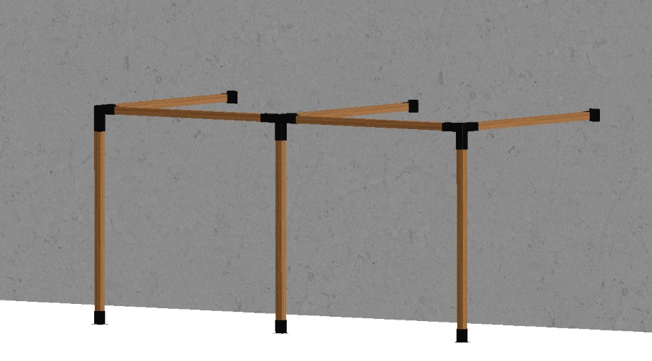 Pergola Corner/ 3- Arm for 4 x 4 Posts