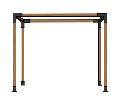 Pergola Corner/ 3- Arm for 4 x 4 Posts