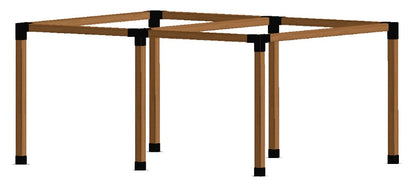 Pergola Support Bracket/ 4-Arm for 6 x 6 Posts---QUAD