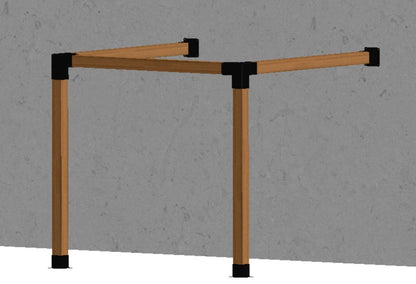 Foot/Wall mount bracket for 6 x 6 Posts