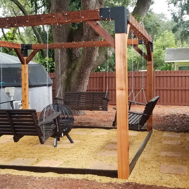 Pergola Corner/ 3- Arm for 6 x 6 Posts